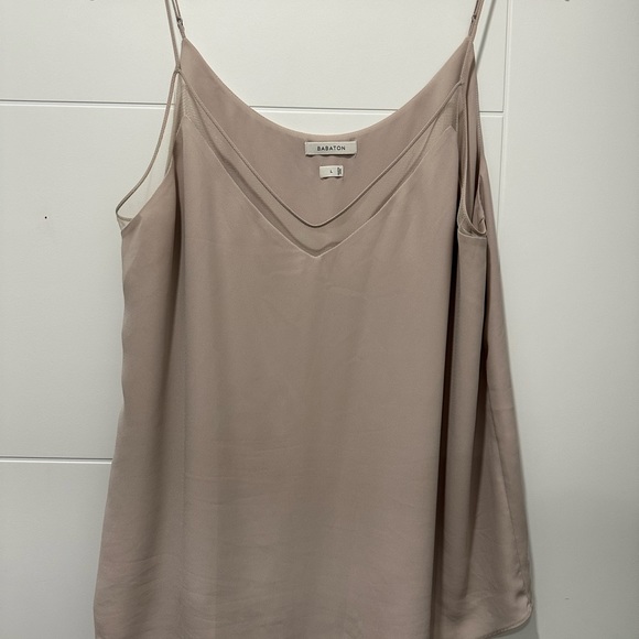 Babaton camisole tank tops with mesh detail. - Picture 2 of 4